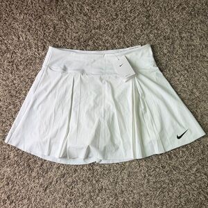 NWT Nike Dri-Fit Advantage Women's Tennis Skirt White Size Large DX1132-100